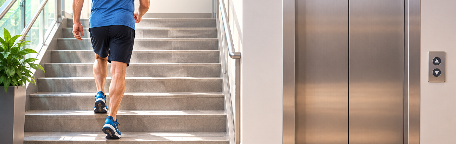 Climbing Stairs Linked with Sharply Lower Heart Disease Risk